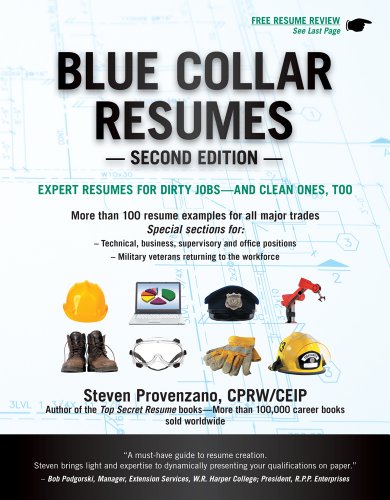 Blue Collar Resumes by Steve Provenzano