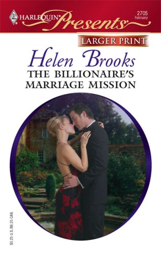 The Billionaire's Marriage Mission by Helen Brooks