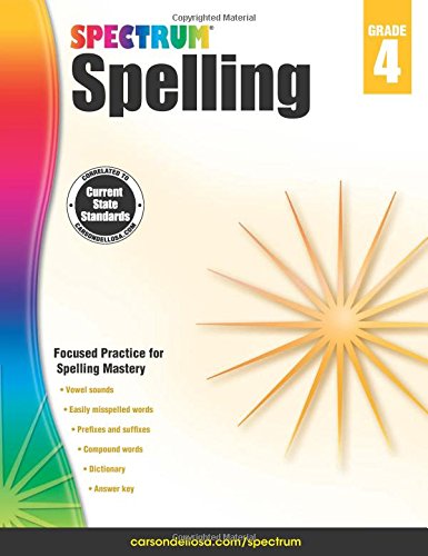Spectrum Spelling, Grade 4 by Spectrum 
			
			
		
		
		
       	 
       		
       			(Compiler)