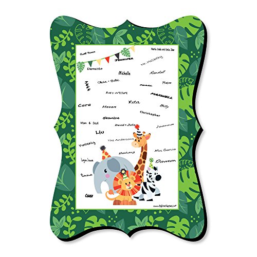 Algopix Similar Product 9 - Big Dot of Happiness Jungle Party