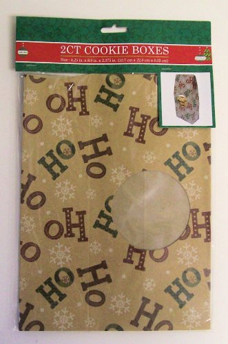 Algopix Similar Product 11 - 2ct Christmas Cookie or Cupcake Box Set