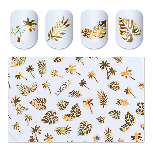 Algopix Similar Product 12 - BORN PRETTY Holographic Gold 3D Nail