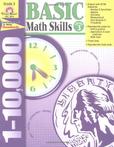 Basic Math Skills, Grade 3 by Jo Ellen Moore
