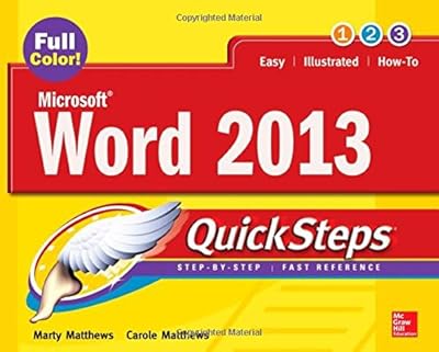 Microsoft&reg; Word 2013 QuickSteps
