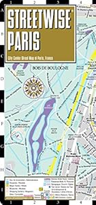 Streetwise Paris Map - Laminated City Center Street Map of Paris, France