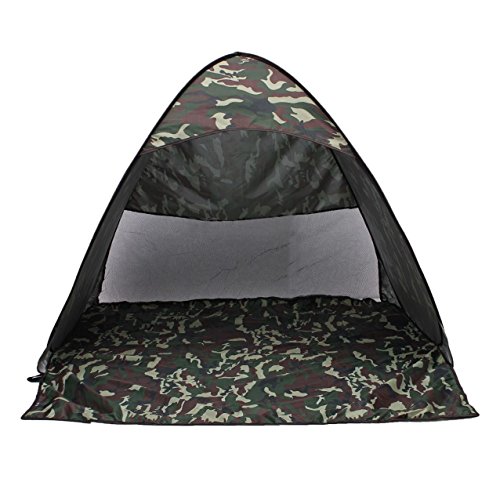 Camping Tent - SODIAL(R) Outdoor 2-3 Person Automatic Waterproof Camouflage Camping Hiking Family Tent - Image 3