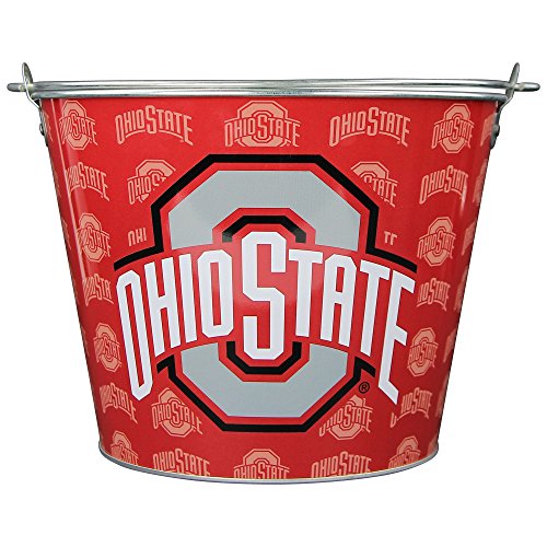 Collegiate Full Color Beer Buckets (Holds 5+ Beers and Ice) (Ohio State Buckeyes (repeat))