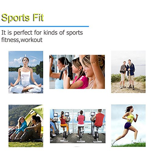 

Rotibox Sports Bluetooth 4.0 Wireless Stereo Headphones High Definition Headset Earphone Earbud Earpiece With Microphone Hands-free Calling [ Sports / Running / Gym / Exercise/ Lifestyle] For Apple Iphone 6, 6 Plus, 5 5c 5s 4s Ipad Ipod Touch, Samsung Ga