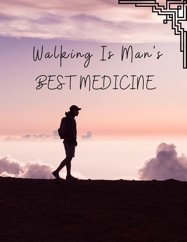 Walking is best's man medicine by Jackson's Designs