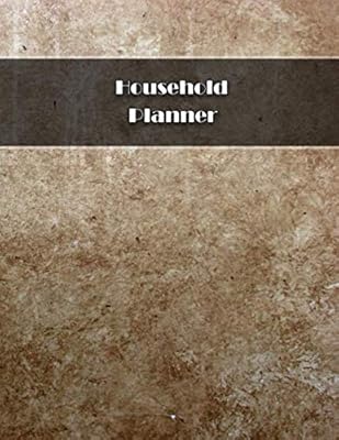 Household Planner: 12-Month/53-Week Undated Planner - Size 8.5x11" 130 Pages