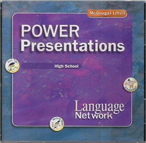 Language Network: Power Presentations CD-ROM Grades 9-12 by MCDOUGAL LITTEL