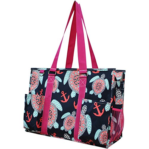 Ocean Themed Prints NGIL Large Travel Caddy Organizer Tote Bag