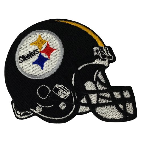 1 X Pittsburgh Steelers Helmet Logo Embroidered Iron Patches