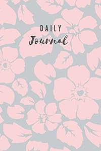 Daily Jornal: Daily Blank Journal! Beautiful Pink Hawaii Pattern, Inspired to help you dream again. Blank College Ruled Pages. Morning Meditatio by Hope Again Journals