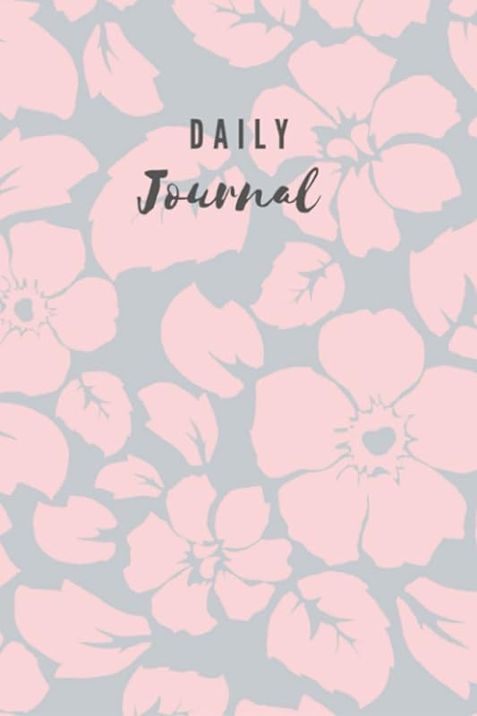 Daily Jornal: Daily Blank Journal! Beautiful Pink Hawaii Pattern, Inspired to help you dream again. Blank College Ruled Pages. Morning Meditatio by Hope Again Journals
