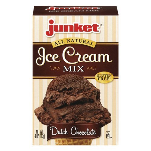 Junket Dutch Chocolate Ice Cream Mix 4 Oz (Pack of 4)