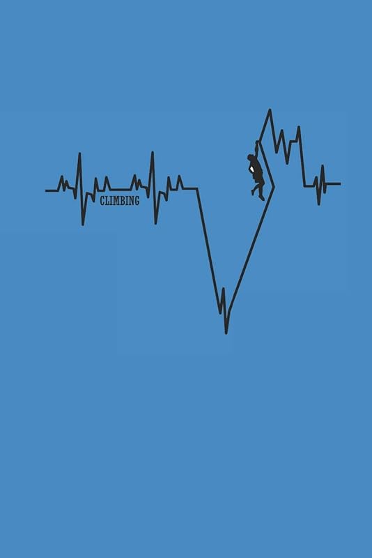 CLIMBING: für Gipfelstürmer Wander Tagebuch Berg Planer 6x9 liniert by Franz Wanderlust