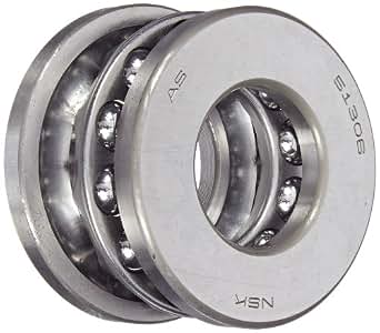 NSK 51308 Thrust Bearing, Single Row, 3 Piece, Grooved Race, Pressed