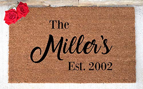 Algopix Similar Product 13 - Personalized Doormat Custom Doormat
