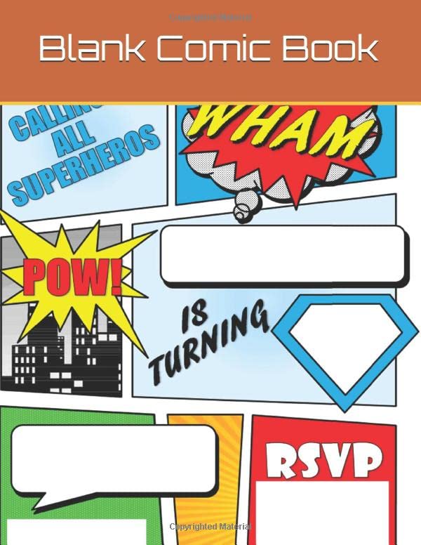 Blank Comic Book: Design Your Own Comics by Mr Amilcar Abreu Fernandes Triste
