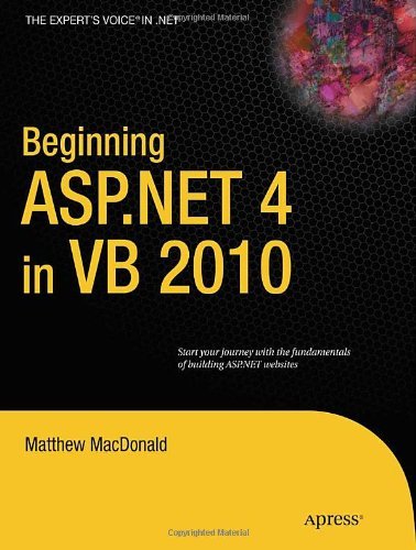 Beginning ASP.NET 4 in VB 2010 by Matthew MacDonald