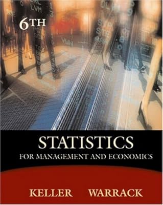 Statistics for Management and Economics (with CD-ROM and InfoTrac) (Available Titles CengageNOW)