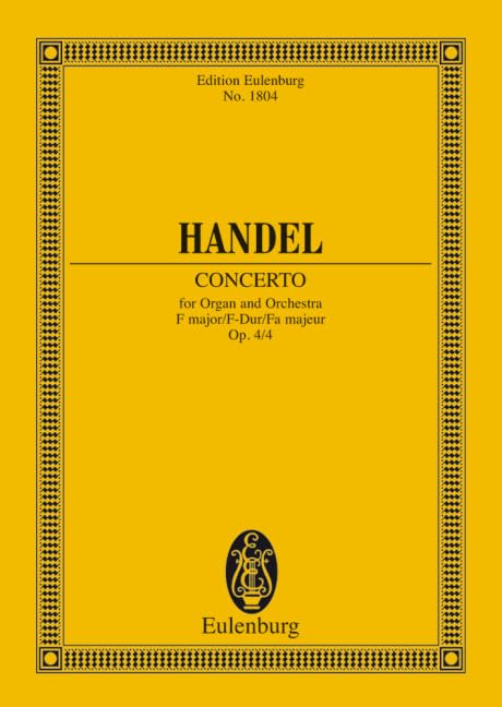 Concerto No. 4 in F Major, Op. 4/4 by Georg Friedrich Handel