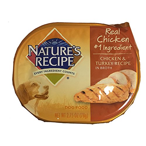 Nature's Recipe Grain Free Dog Food, 2.75 Oz, Chicken and Turkey Recipe in Broth (Pack of 10)