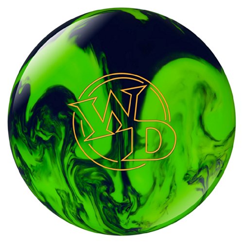 White Dot Bowling Ball- Lime/Slime
