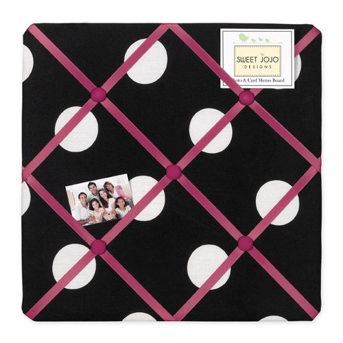 Hot Dot Modern Fabric Memory/Memo Photo Bulletin Board by Sweet Jojo Designs
