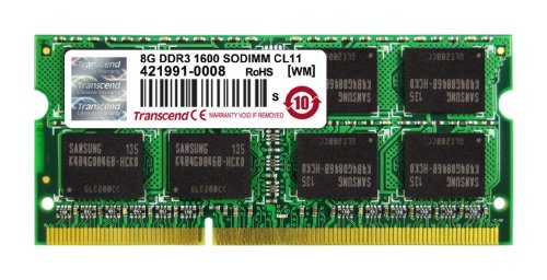 Transcend 8GB 1600 MHz DDR3 Laptop RAM (Green)