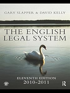 The English Legal System: 2010-2011 (Volume 2) by Gary Slapper