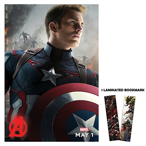 Avengers: Age of Ultron (2015) - Character Captain America - Movie Poster Reprint 13