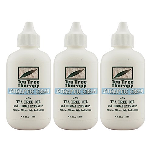 Tea Tree Therapy Antiseptic Cream, 4 ounce (Pack of 3)