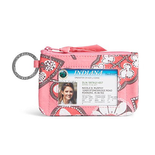 Vera Bradley Zip ID Case (Blush Pink)