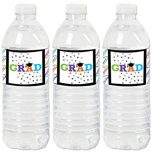 Algopix Similar Product 14 - Hats Off Grad  Graduation Party Water