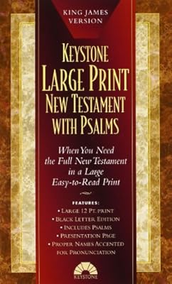 Large Print New Testament with Psalms: King James Version