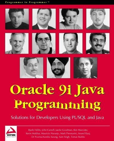 Oracle 9i Java Programming: Solutions for Developers Using PL/SQL and Java by Bjarki Holm