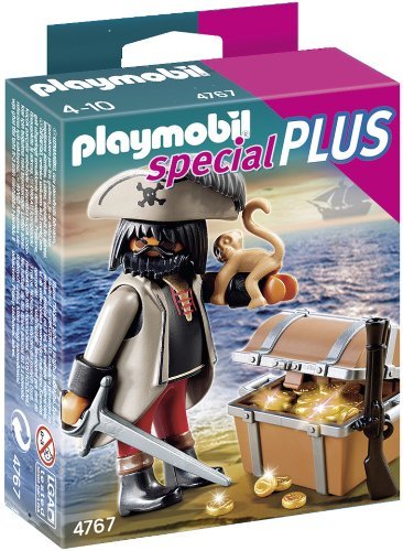 PLAYMOBIL Gloomy Pirate with Treasure Chest