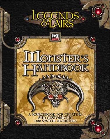 Legends & Lairs: Monsters Handbook by Fantasy Flight Games