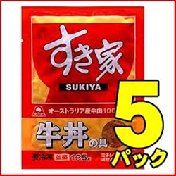 すき家 牛丼の具 並盛135g×5パックセット 冷凍食品
