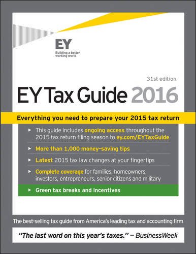 EY Tax Guide 2016 by Ernst & Young