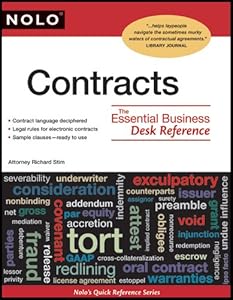 Contracts: The Essential Business Desk Reference by Richard Stim