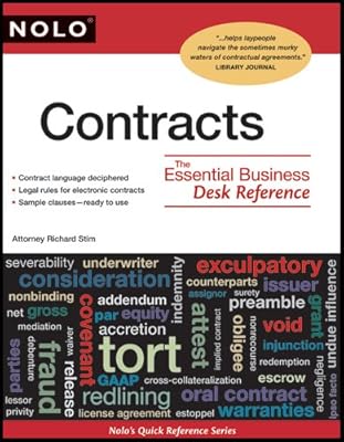Contracts: The Essential Business Desk Reference