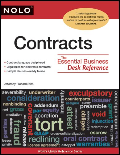 Contracts: The Essential Business Desk Reference by Richard Stim
