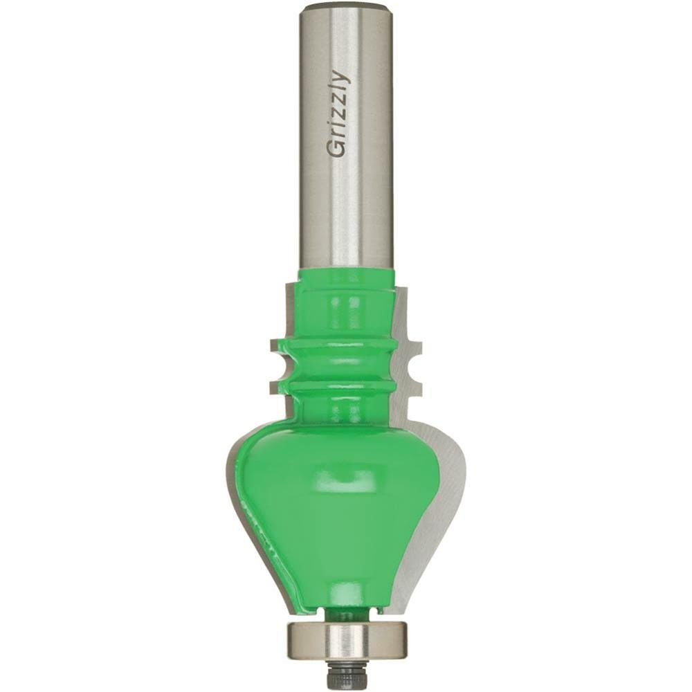 

Grizzly C1581 Handrai Length Bit (Finger Grip of Set No.2), 1/2-Inch Shank