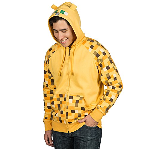 Minecraft Ocelot Premium Zip-Up Jacket Hoodie
