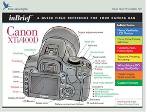 Canon Digital Rebel XTi /400D inBrief Reference Card by Blue Crane Digital
