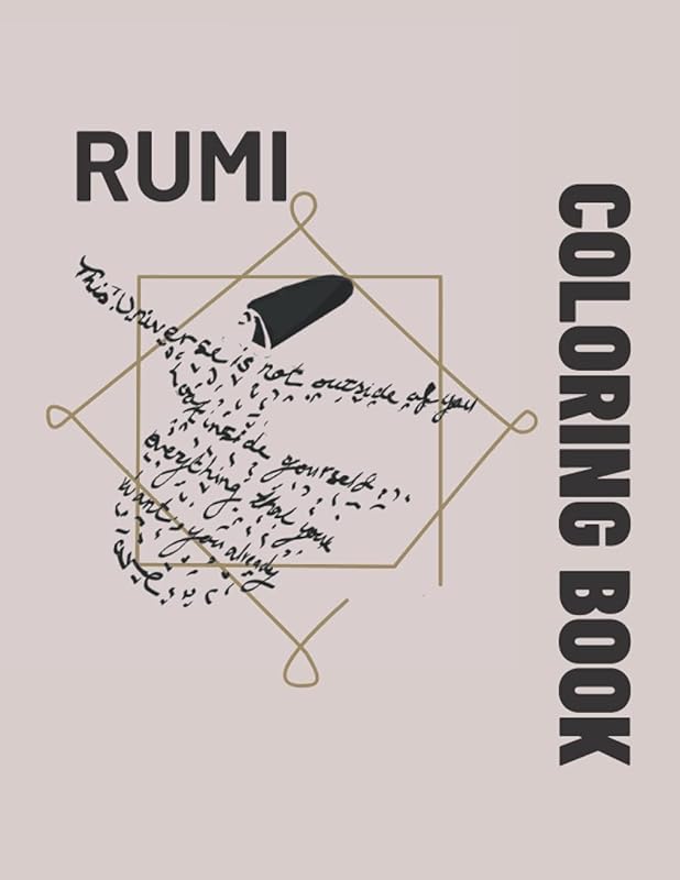 Rumi Coloring Book: Words open your horizons by S A Rez