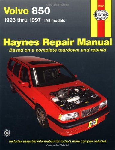 Volvo 850 Series 1993 thru 1997 (Haynes Manuals) by Ed Scott